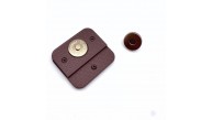 Çanta Aksesuar Vizon Renk  5x4.5 cm Mıknatıslı Mat  Kilit