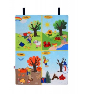 Anki Toys Cırtlı Mevsimler Pano İng. And-5176