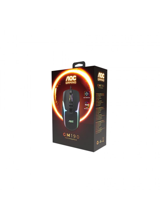 AOC GM190B-LA Kablolu RGB Gaming Mouse