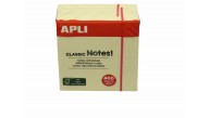 Apli Yapışkanlı Not Kağıdı Classic 400 YP 75x75 Küp 11597