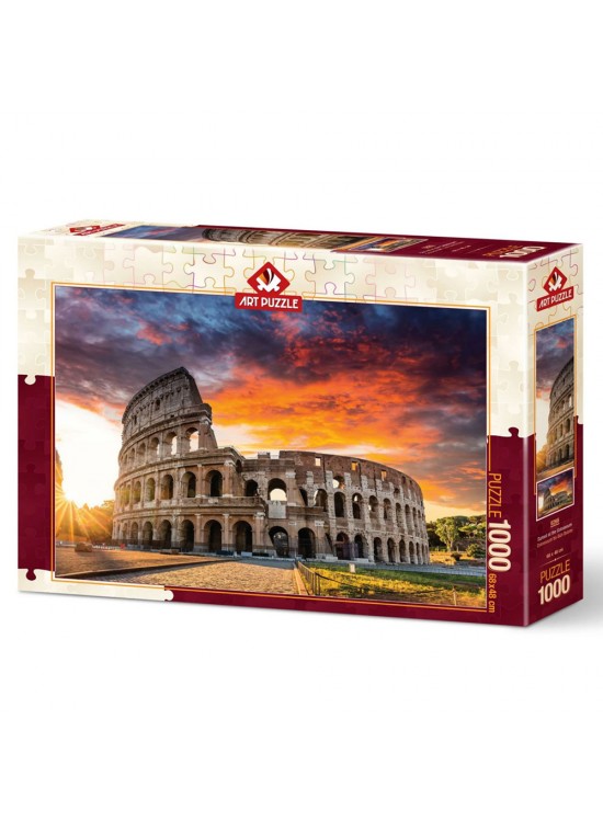 Art Puzzle 1000 Parça Colosseumda Gün Batımı 5265
