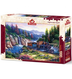 Art Puzzle 1000 Parça Trenle Yolculuk 4233