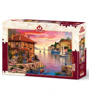 Art Puzzle 1500 Parça Akdeniz Limanı 5374