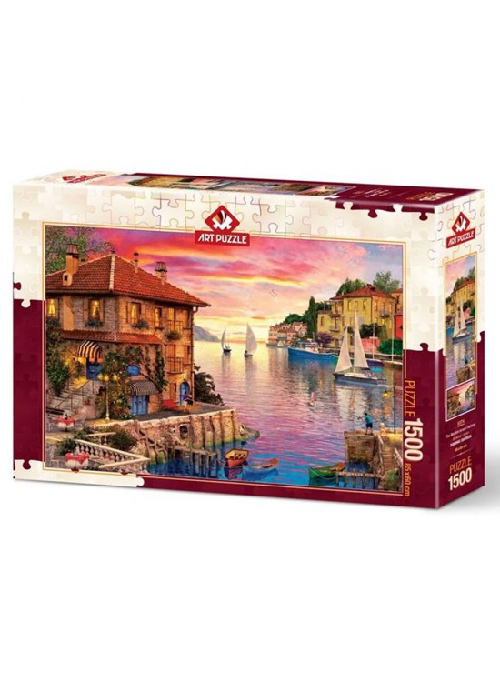 Art Puzzle 1500 Parça Akdeniz Limanı 5374