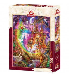 Art Puzzle 500 Parça Gökkuşağı Şatosu  5075