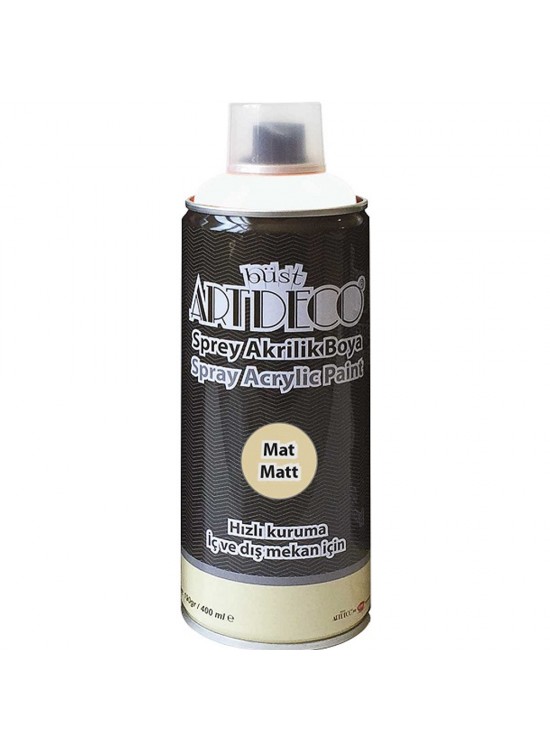 Artdeco Akrilik Sprey Boya 400 ML Mat Beyaz M060
