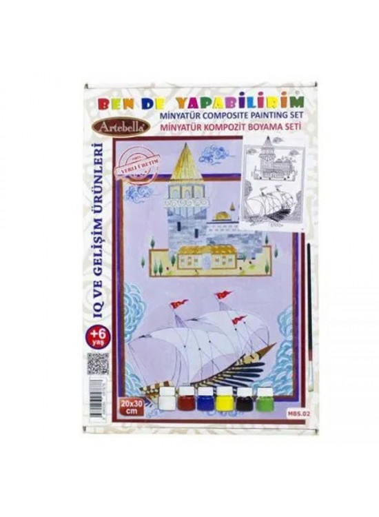 Artebella Minyatür Kompozit Boyama 20x30 CM MBS-02