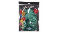 As Balon 12" İç Mekan Helyum 100 Lü Koyu Yeşil