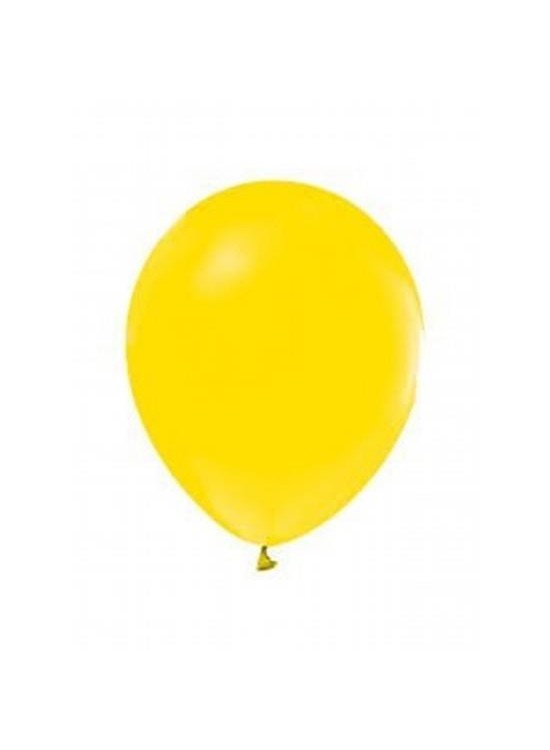 As Balon 12" İç Mekan Helyum 100 Lü Sarı