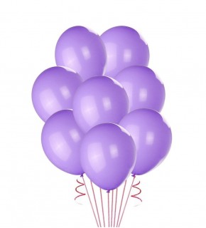 As Balon Metalik 12" Helyum 100 Lü Violet (Mor)