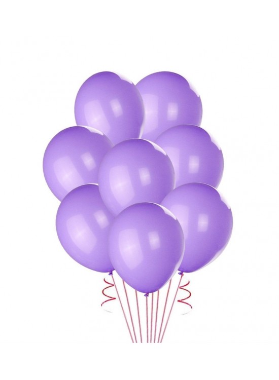 As Balon Metalik 12" Helyum 100 Lü Violet (Mor)