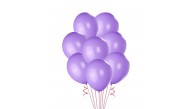As Balon Metalik 12" Helyum 100 Lü Violet (Mor)