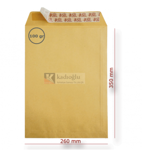 Asil Doğan Torba Zarf Formula Silikonlu 26x35 100 gr AS-0864 (1 Adet)