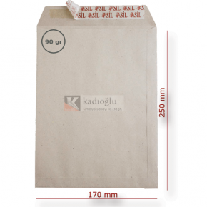 Asil Doğan Torba Zarf İmt Kraft Silikonlu 17x25 90 gr (1 Adet)