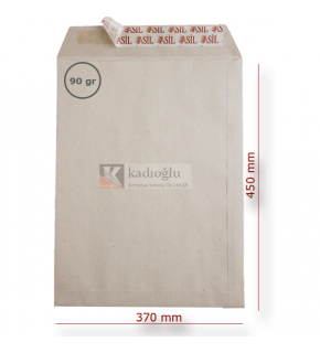 Asil Doğan Torba Zarf İmt Kraft Silikonlu 37x45 90 gr AS-0896 (1 Adet)