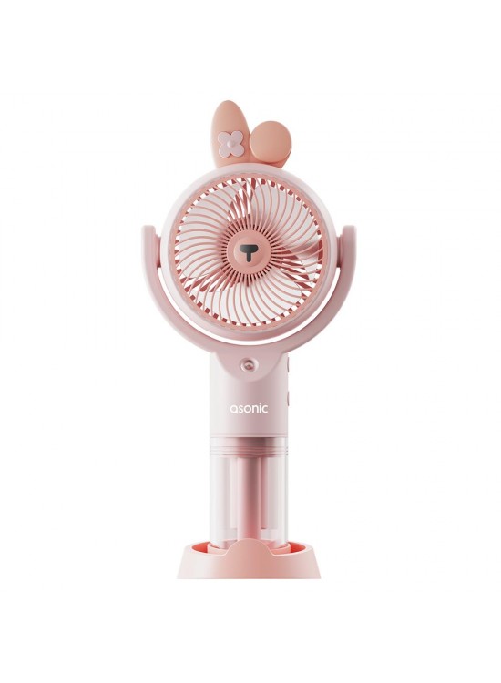 Asonic AFN26 Pembe 500mAh 2 Kademe Nemlendirici Sprey USB Fan