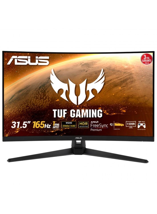 Asus 31.5” TUF Gaming VG32VQ1BR 165Hz 1ms FreeSync Oyuncu Monitör