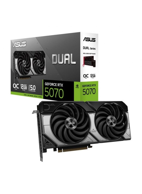 Asus Dual GeForce RTX5070 12GB OC Edition DUAL-RTX5070-O12G GDDR7 192Bit Gaming (Oyuncu) Ekran Kartı