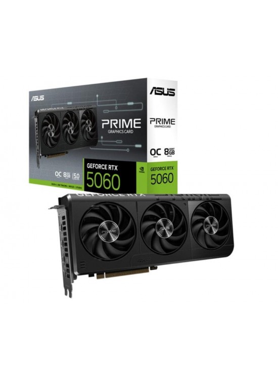 Asus Prime GeForce RTX 5060 OC PRIME-RTX5060-O8G 8GB GDDR7 128 Bit DLSS 4 Ekran Kartı