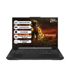 Asus Tuf Gaming F16 FX607VU-RL142 I5 210H 16GB 512GB RTX4050-6GB 140W FreeDOS 16" 144Hz Notebook