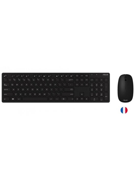 Asus W5000 Rusca Kablsouz Klavye-Mouse Set Siyah (W5000-Rus-Syh)