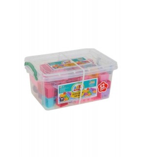 Asya Oyuncak Ant Blocks Lego 52 Parça. Pembe Ant-052P