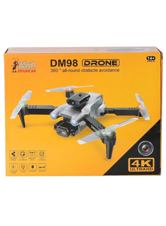 Asya Oyuncak Çift Kameralı Çantada Dron 22571-DM98