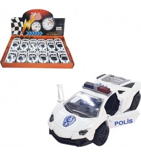 Asya Oyuncak Display Metal Polis Arabası (1 Adet)
