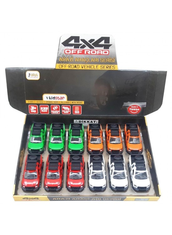 Asya Oyuncak Off-Road Çek Bırak Metal Araba KID.00062