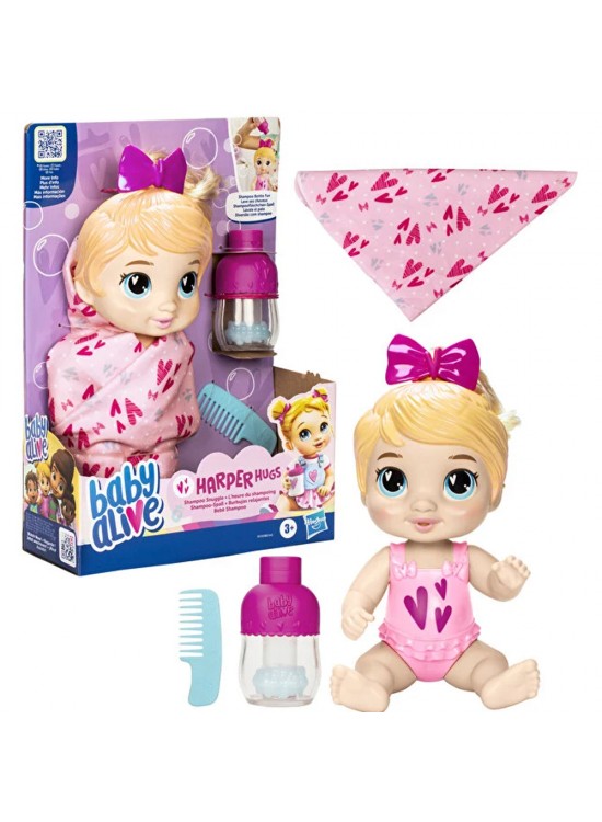 Baby Alive Bebeğimle Şampuan Eğlencesi (Sarışın)
