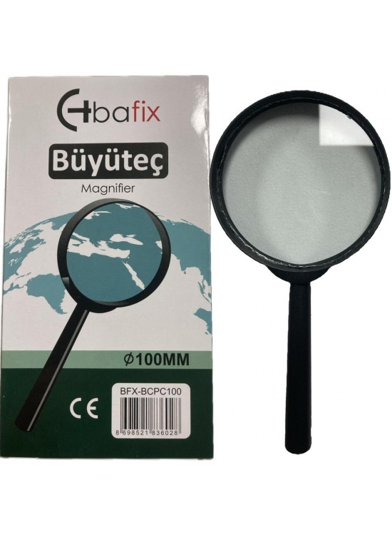 Bafix Büyüteç Cam Plastik Çerçeveli 100 MM BFX-BCPC100
