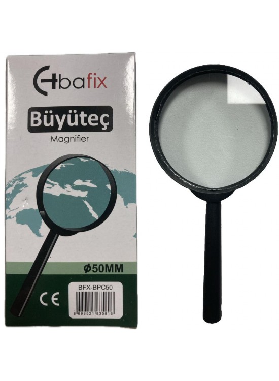 Bafix Büyüteç Plastik Çerçeveli 50 MM BFX-BPC50