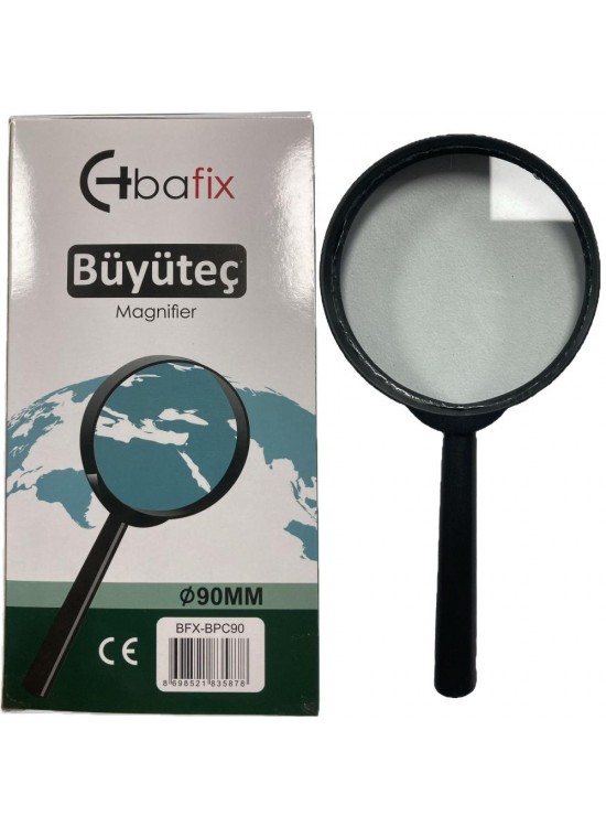 Bafix Büyüteç Plastik Çerçeveli 90 MM BFX-BPC90