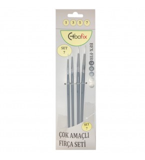 Bafix Fırça Seti Çok Amaçlı Artist 4 LÜ (1-3-5-7) Set-7 70907