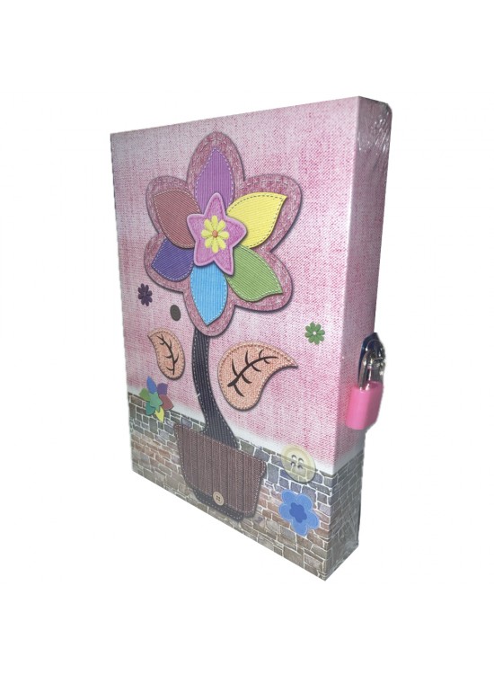 Bafix Hatıra Defteri Kilitli Karışık Desen YH32K-KRŞ