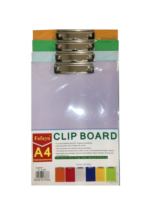 Bafix Kapaksız Sekreterlik Plastik A4 FF-2188