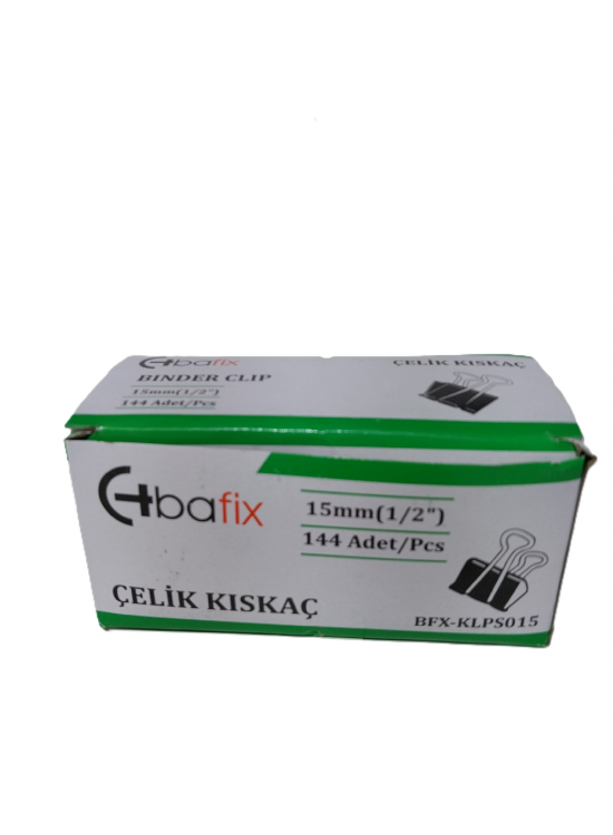 Bafix Kıskaç (Klips) Çelik 15 mm Bfx-Klps015 (1 Adet)