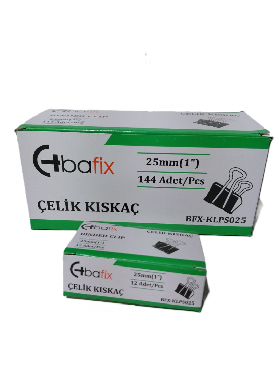 Bafix Kıskaç (Klips) Çelik 25 mm Bfx-Klps025 (1 Adet)