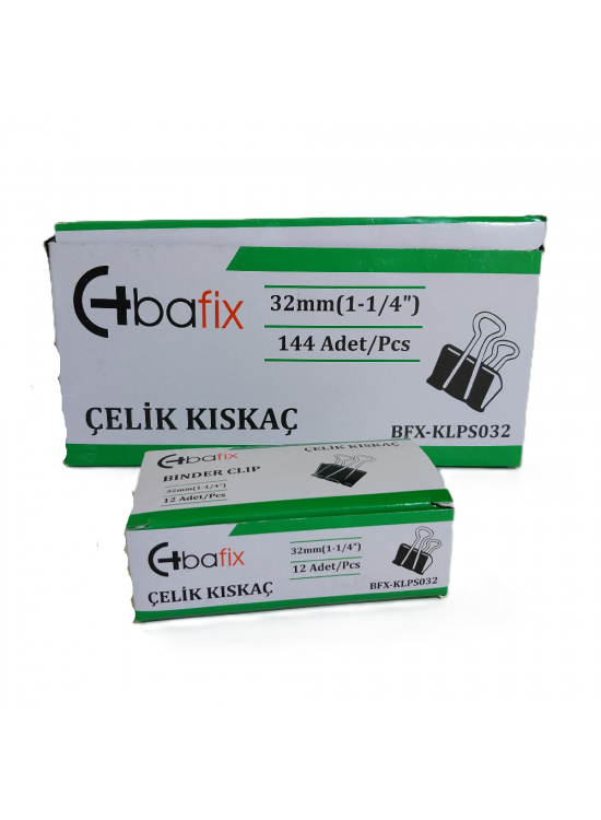 Bafix Kıskaç (Klips) Çelik 32 mm Bfx-Klps032 (1 Adet)