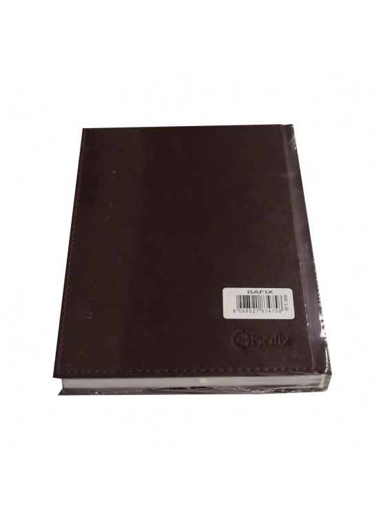 Bafix Modelist Defter Kareli Suni Deri 168 YP 14x20