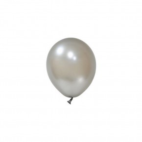 Balonevi Balon 10" Baskı Metalik Sılver 100 Lü