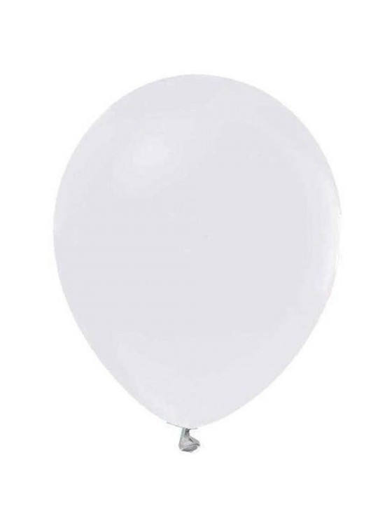Balonevi Balon 12" Baskı Balonu Beyaz 100 Lü