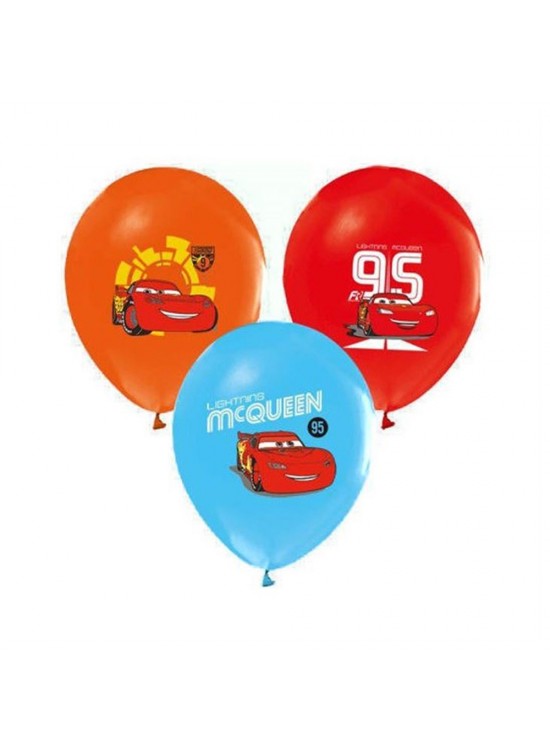 Balonevi Balon 4+1 Cars 3 Baskılı 12" 8 Li