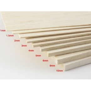 Balsa Levha 2.5Mm 10Cmx100Cm