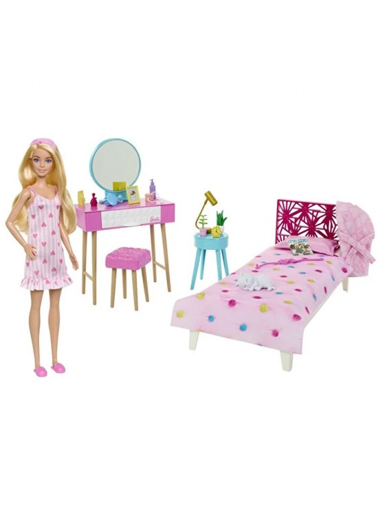 Barbie nin Yatak Odası Oyun Seti