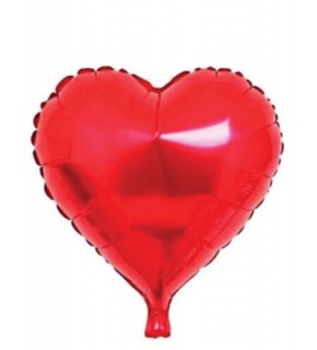Folyo Balon Kalp Kırmızı 18"