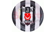 Karton Tabak Beşiktaş Lisanslı 23cm 8 Li