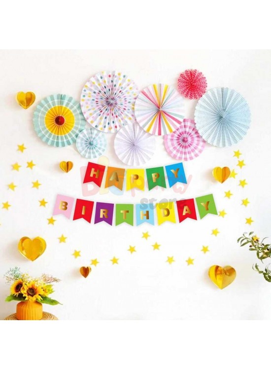 Karton Yazı Lüks Happy Birthday