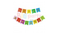 Karton Yazı Lüks Happy Birthday