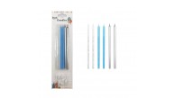 Mum İnce 3 Renk 14cm 6 Lı